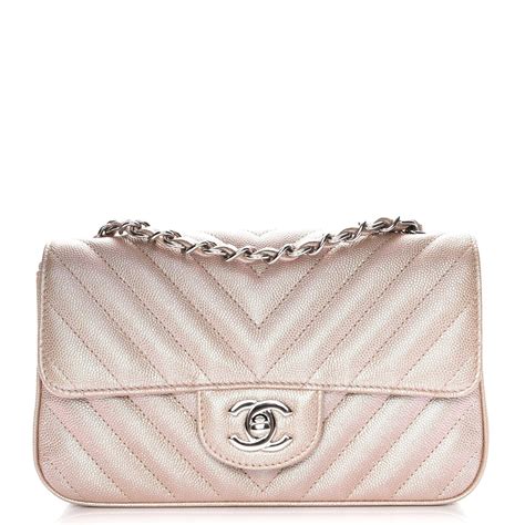 caviar chanel bag mini|CHANEL Iridescent Caviar Chevron Quilted Mini Coco.